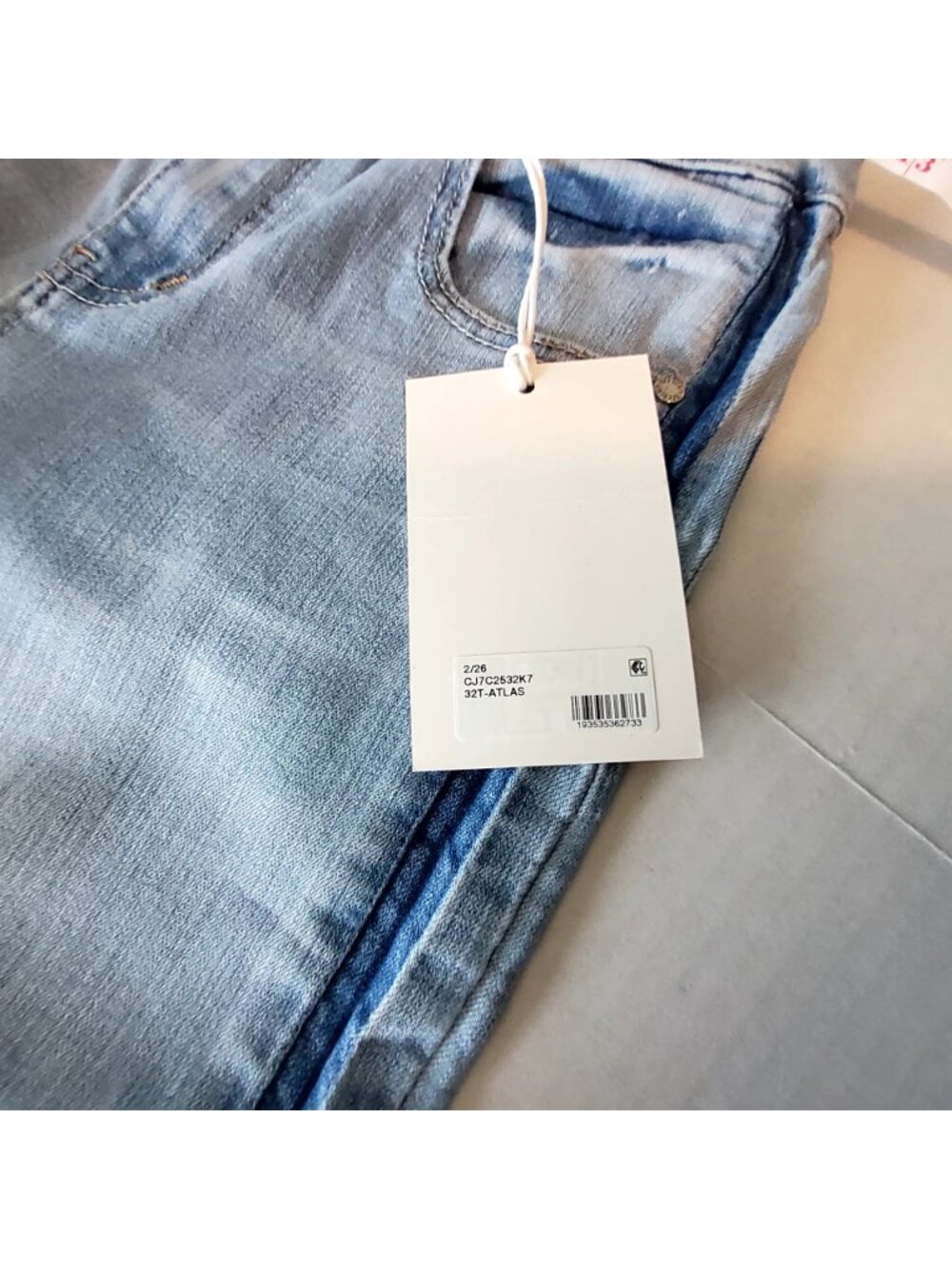 1822 Denim Womens Light Wash Skinny Jeans Size 2/26 With Stretch Cotton Blend - Picture 8 of 12